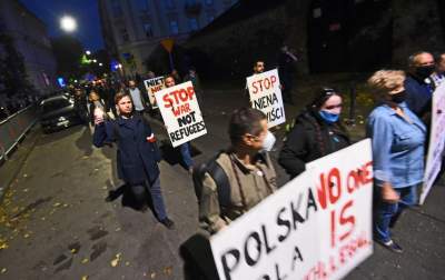 Bój się Boga, nie uchodźców. Protest w Krakowie - zdjęcie 4