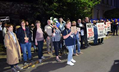 Bój się Boga, nie uchodźców. Protest w Krakowie - zdjęcie 10