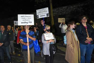 Bój się Boga, nie uchodźców. Protest w Krakowie - zdjęcie 14