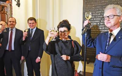 Tytuł doktora honoris causa UJ dla Olgi Tokarczuk. Fot. Marek Lasyk - zdjęcie 19