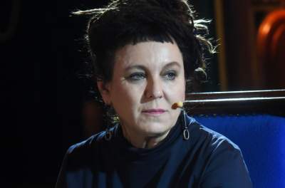 Spotkanie Olgi Tokarczuk ze studentkami i studentami, fot. Marek Lasyk - zdjęcie 3