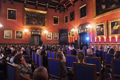 Spotkanie Olgi Tokarczuk ze studentkami i studentami, fot. Marek Lasyk - zdjęcie 19