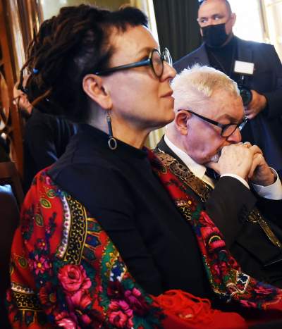 Olga Tokarczuk Honorową Obywatelką Krakowa. Fot. Marek Lasyk - zdjęcie 5