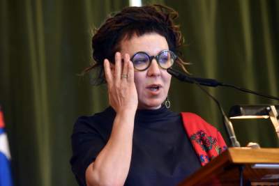 Olga Tokarczuk Honorową Obywatelką Krakowa. Fot. Marek Lasyk - zdjęcie 14