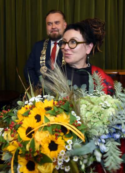 Olga Tokarczuk Honorową Obywatelką Krakowa. Fot. Marek Lasyk - zdjęcie 9