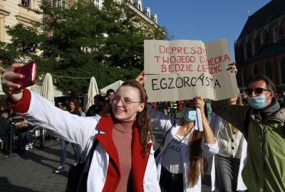 Młodzi Solidarnie z Protestem Medyków. Studenci protestowali w Krakowie - zdjęcie 16
