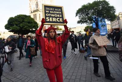 Marsz solidarności z osobami cierpiącymi na granicy polsko-białoruskiej - zdjęcie 1