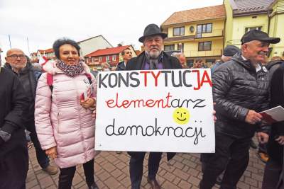 Protest w Dobczycach: Chyra, Hołdys, Bodnar i inni... - zdjęcie 26