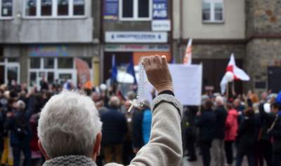 Protest w Dobczycach: Chyra, Hołdys, Bodnar i inni... - zdjęcie 22