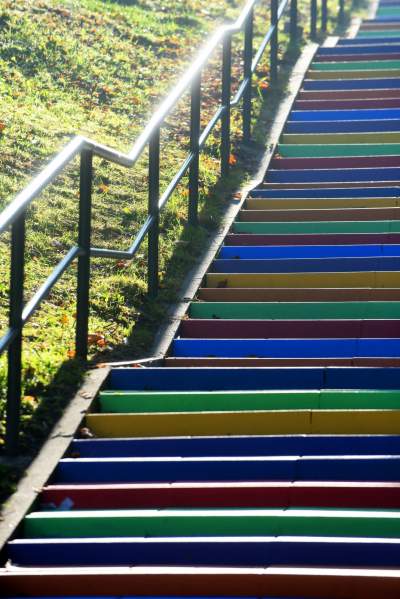 Podgórze: tak wyglądały kolorowe schody przed zniszczeniem - zdjęcie 15