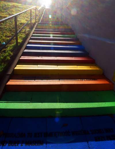 Podgórze: tak wyglądały kolorowe schody przed zniszczeniem - zdjęcie 18