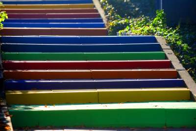 Podgórze: tak wyglądały kolorowe schody przed zniszczeniem - zdjęcie 3