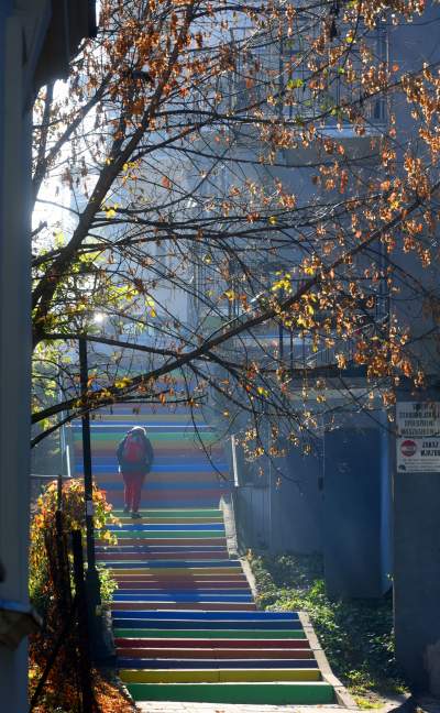 Podgórze: tak wyglądały kolorowe schody przed zniszczeniem - zdjęcie 2