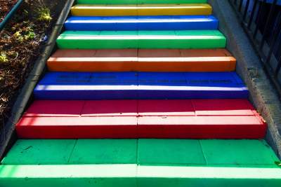 Podgórze: tak wyglądały kolorowe schody przed zniszczeniem - zdjęcie 9