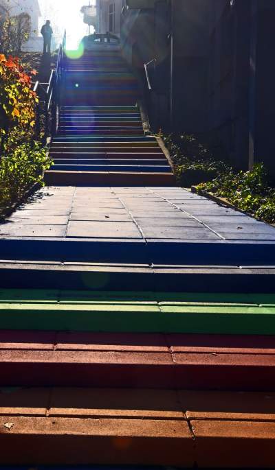 Podgórze: tak wyglądały kolorowe schody przed zniszczeniem - zdjęcie 6