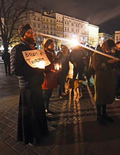 Wigilia dla imigrantów na krakowskim Rynku - zdjęcie 40