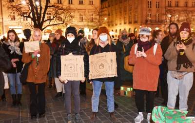 Wigilia dla imigrantów na krakowskim Rynku - zdjęcie 16