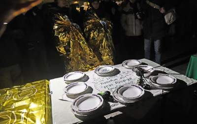 Wigilia dla imigrantów na krakowskim Rynku - zdjęcie 29