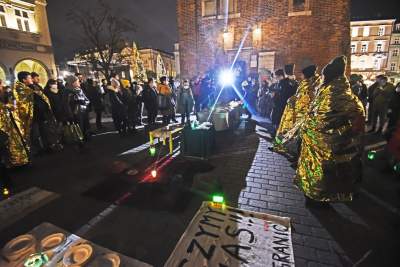 Wigilia dla imigrantów na krakowskim Rynku - zdjęcie 34