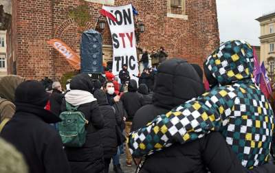 Protest w obronie wolnych mediów. fot. Marek Lasyk - zdjęcie 52
