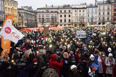 Protest w obronie wolnych mediów. fot. Marek Lasyk - zdjęcie 1