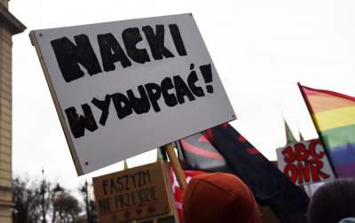 Demonstracja w Krakowie w 99. rocznicę zabójstwa Gabriela Narutowicza - zdjęcie 19