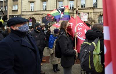 Demonstracja w Krakowie w 99. rocznicę zabójstwa Gabriela Narutowicza - zdjęcie 7