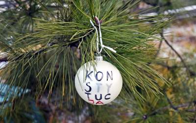 Sędziowska choinka 2021. Trzecia próba... - zdjęcie 1