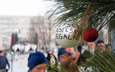 Sędziowska choinka 2021. Trzecia próba... - zdjęcie 10