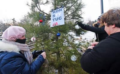 Sędziowska choinka 2021. Trzecia próba... - zdjęcie 6