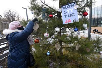 Sędziowska choinka 2021. Trzecia próba... - zdjęcie 11