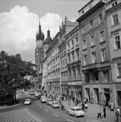 Samochodoza na Rynku Głównym (i nie tylko). W ubiegłym stuleciu... - zdjęcie 9