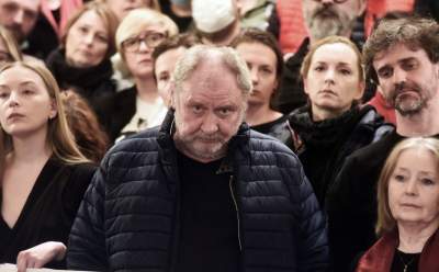 Konferencja w Teatrze Słowackiego. Cały zespół wspiera dyrektora - zdjęcie 27