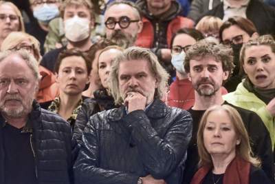 Konferencja w Teatrze Słowackiego. Cały zespół wspiera dyrektora - zdjęcie 10