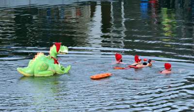 Lubią popływać w styczniu w Wiśle pod Wawelem - zdjęcie 3