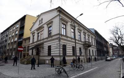 Marsz solidarności z Ukrainą w Krakowie. Finał przed konsulatem Rosji - zdjęcie 38