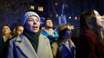 Nie dla wojny! Kraków solidarny z Ukrainą - zdjęcie 16