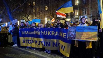 Nie dla wojny! Kraków solidarny z Ukrainą - zdjęcie 14
