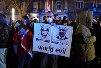 Nie dla wojny! Kraków solidarny z Ukrainą - zdjęcie 23