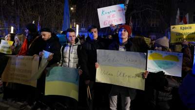 Nie dla wojny! Kraków solidarny z Ukrainą - zdjęcie 22