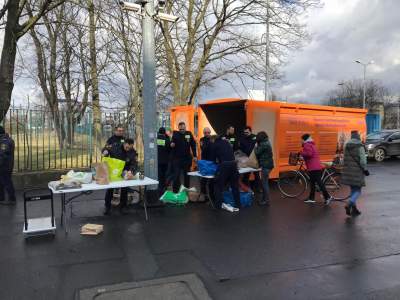 Stadion Miejski im. Henryka Reymana: zbiórka dla Ukrainy, fot. Jan Graczyński - zdjęcie 1