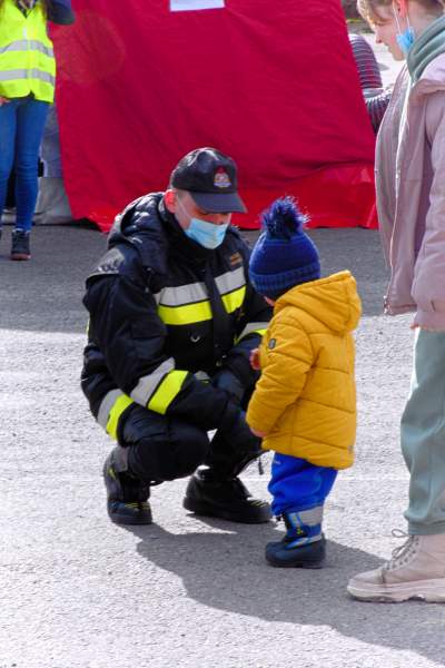 Pociąg humanitarny dotarł szerokim torem do Olkusza, fot. Małopolski Urząd Wojewódzki - zdjęcie 6