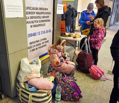 Dworzec Główny: punkt recepcyjny dla uchodźców z Ukrainy - zdjęcie 10