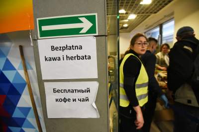 Dworzec Główny: punkt recepcyjny dla uchodźców z Ukrainy - zdjęcie 11