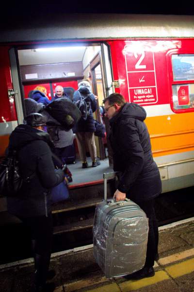 Stacja Olkusz: szerokotorową linią docierają kolejne pociągi z Ukrainy - zdjęcie 11