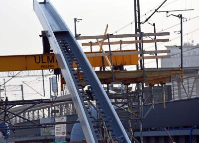 Ten nowy most kolej wykorzysta już w połowie roku. Imponująca budowa - zdjęcie 31