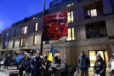 Pikieta przed węgierskim konsulatem w Krakowie. Orban sojusznik Putina - zdjęcie 8