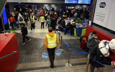Krakowski dworzec tułaczy. Dzień szesnasty. Fot. Marek Lasyk - zdjęcie 15