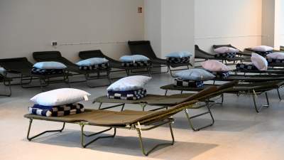 Zamieszka tu kilkuset uchodźców z Ukrainy. Sale pomalowali studenci ASP - zdjęcie 18