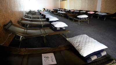 Zamieszka tu kilkuset uchodźców z Ukrainy. Sale pomalowali studenci ASP - zdjęcie 9